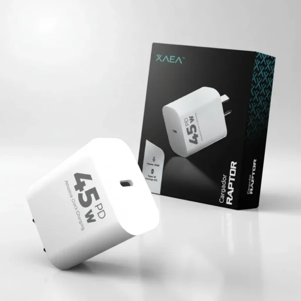 Adaptador-Cargador 220V MODX-507 Raptor - 5,1A - 45w - 1TC + PD - XEA - BLANCO Adaptador-Cargador 220V MODX-507 Raptor