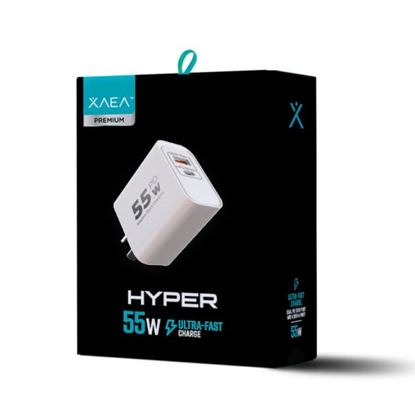 Cargador XAEA Hyper MODX-516 5.4A USB + Tipo C