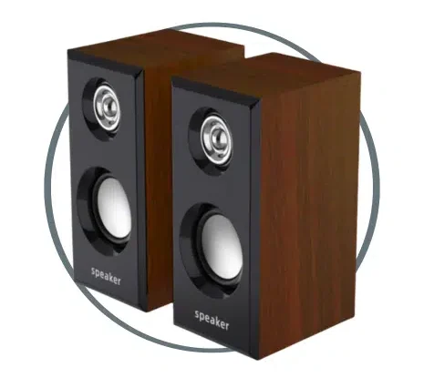 Parlantes para PC XAEA MODX-103 Dobles 3” Negros