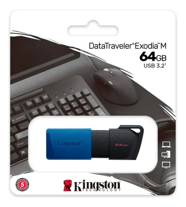 Pen Drive 64GB Kingston DataTraveler Exodia M PenDrive 64GB Kingston DataTraveler Exodia M
