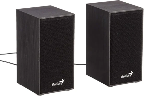 parlante pc genius black 2 Parlantes 2.0 6W Genius SP-HF180