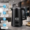 pava electrica novohome negro 2 Pava eléctrica Display Táctil Digital 1.7L NovoHome NH-EKV100