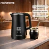 pava electrica novohome negro 3 Pava eléctrica Display Táctil Digital 1.7L NovoHome NH-EKV100
